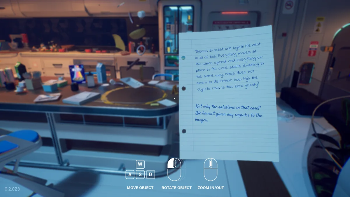 An inspectable handwritten research note in Rivage, with object controls visible
